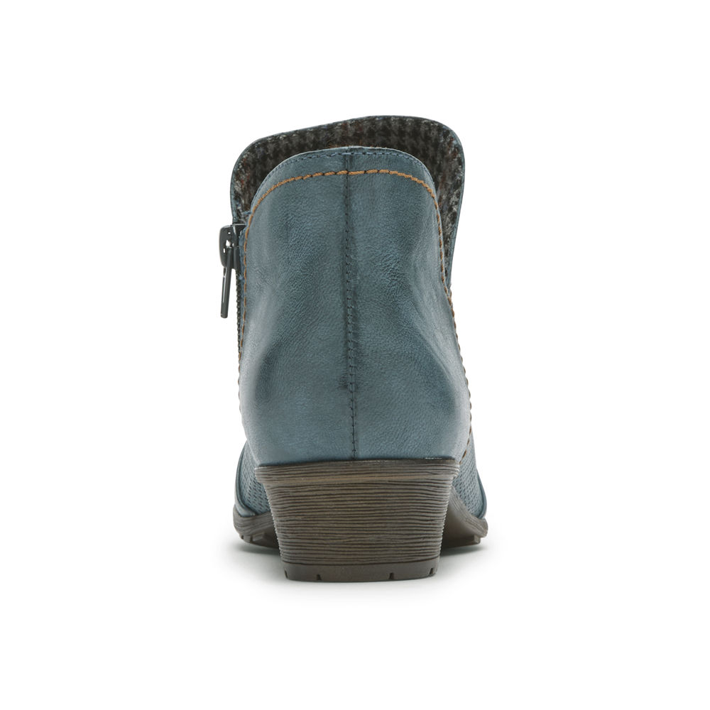 Rockport Støvler Dame Marineblå - Cobb Hill Gratasha V-Cut - QDPC94705